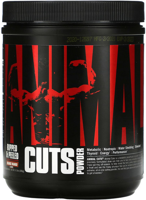 애니멀 애니멀 컷츠 파우더 오렌지 망고 265g 9.3oz, 1개