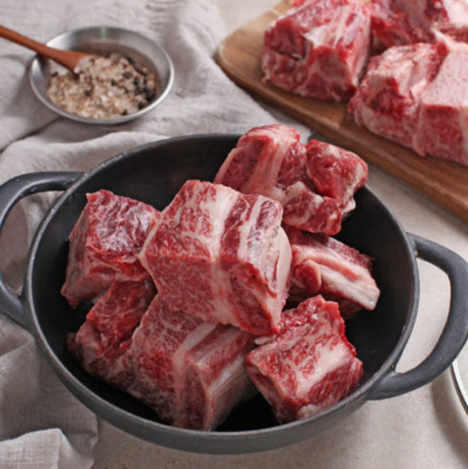 [더단밋트] 1등급 한우 갈비 (갈비찜용/냉동), 1개, 1kg