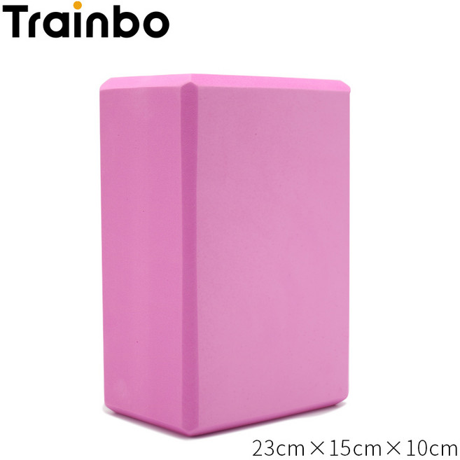 요가 벽돌 어린이 댄스 전용 소프트 오픈 벽돌 고밀도 요가 벽돌 댄스 포크 벽돌 연공 벽돌 다리 벽돌, 우아한 핑크 (1 브릭) 두께 10cm, 1개