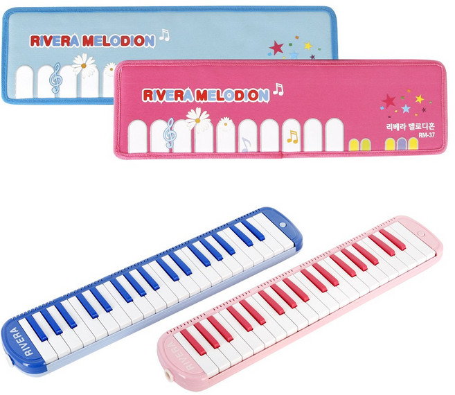 리베라 37건반 멜로디언 RM-37 추천 멜로디언, 핑크, 1개