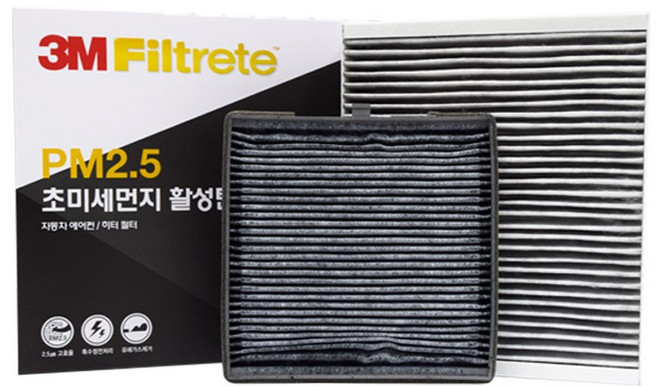 르노삼성 SM6 에어컨필터 3M 정품 활성탄 MC-85, 1개