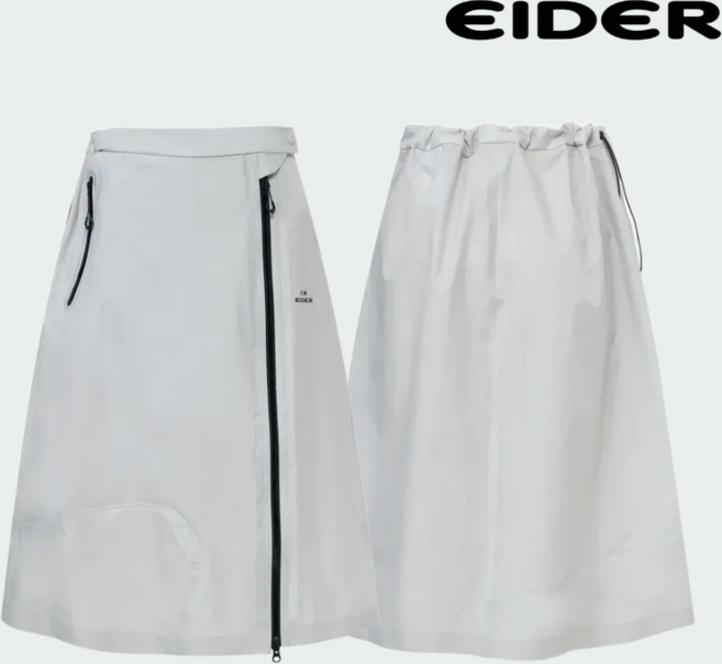 아이더 남녀공용 방수 스커트 3레이어 커브드 경량 봄 간절기 등산 치마 DUP25341C2