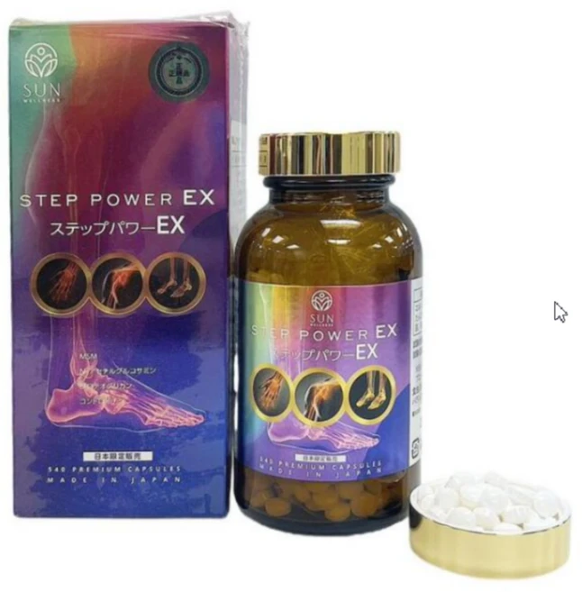 일본 스텝파워EX MSM 글루코사민 540정 3개월, 1개 - 쿠팡