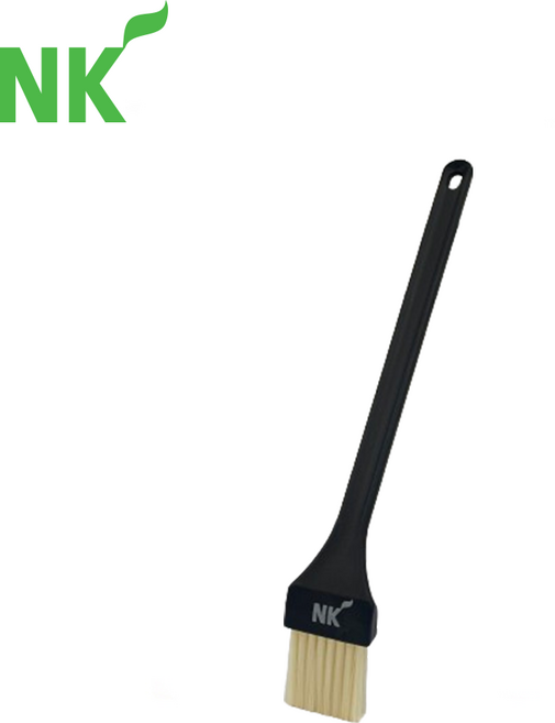 [식공구] 엔케이 고온용 부드러운 솔(50mm 길은손잡이) / 오븐 그릴 토스트기 바베큐 철판 화덕 피자 카페 후라이팬 주방기기 식품공장 청소 도구 용품 해썹 HACCP, 1개, 검정