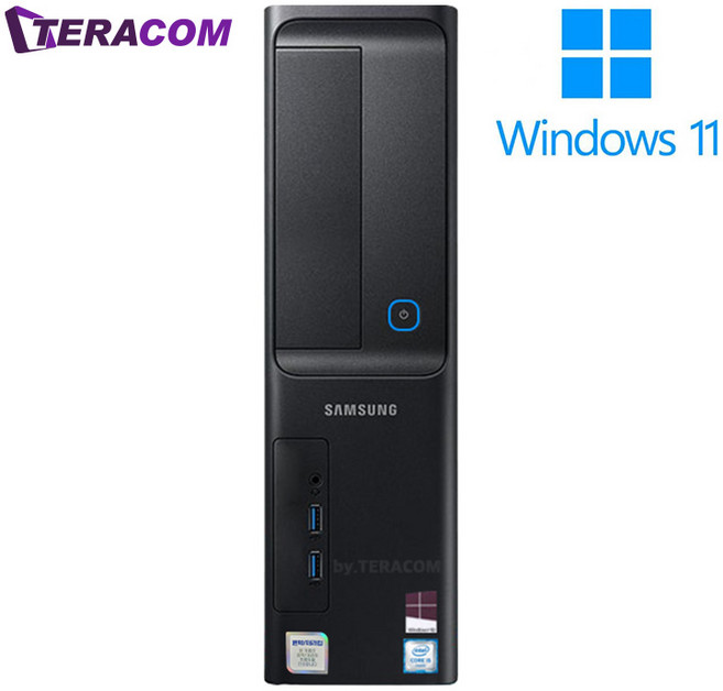 삼성 컴퓨터 본체 데스크탑 윈도우11 가정 사무 포토샵 주식용 게임용, 7세대 i5-7400, WIN11 Pro, 240GB, 16GB, 블랙