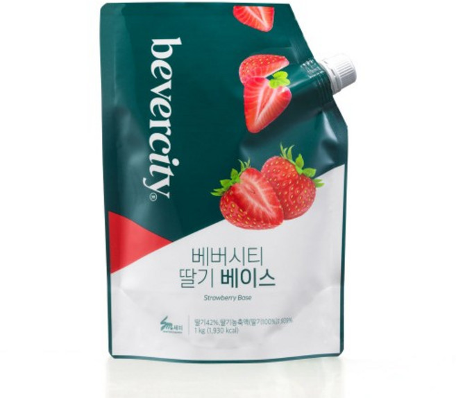 베버시티 딸기 베이스 1000g, 1kg, 1개