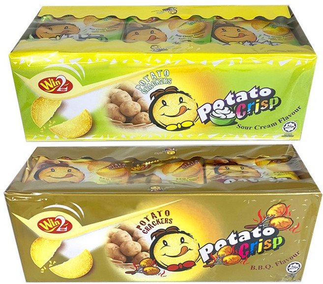 포테이토 크리스프 바베큐맛+사워크림맛 450g 1세트