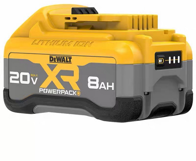 디월트 디월트 DCB2108 리튬이온 파워팩 배터리 20V MAX 8.0Ah 탭리스 밧데리 잔량표시 POWERPACK, 디월트 디월트 DCB2108 리튬이온 파워팩 배터리 2, 1개, 옐로우