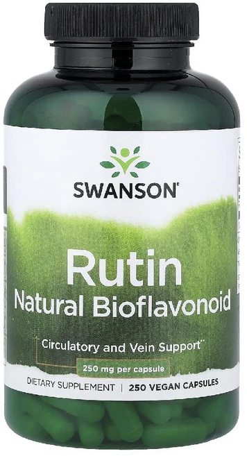 스완슨 루틴 네추럴 바이오플라보노이드 Rutin Natural Bioflavonoid 250mg 베지 캡슐 250정, 스완슨 루틴 바이오플라보노이드 250mg 250캡슐 S, 1개 - 쿠팡