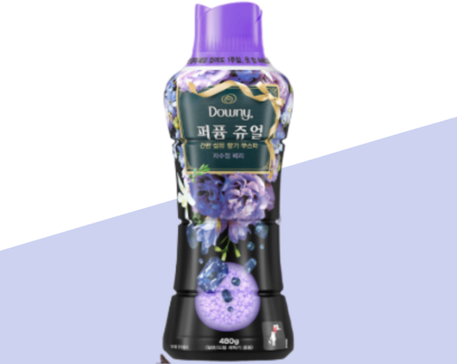 다우니 퍼퓸 쥬얼 향기 강화 자수 부스터 480그램, 480g, 1