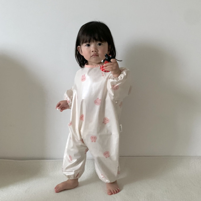 돗투돗 동물친구들 전신 미술 가운, 베이비바니