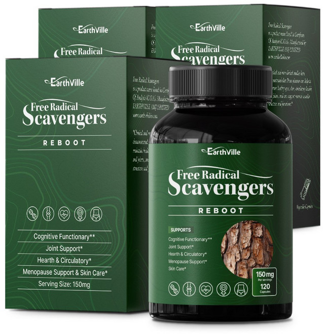 어스빌 프랑스해안송 소나무껍질추출물 폴리페놀 프로안토시아니딘 150mg, 3개, 120정