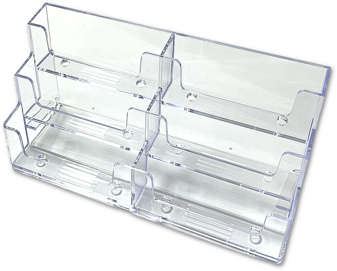 이음모음 아크릴 명함꽂이, 표준형, 1개입, 6단