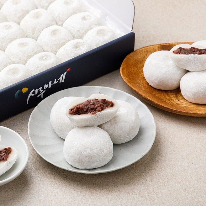 시루아네 찹쌀떡 실속포장 60g*30개, 60g, 30개