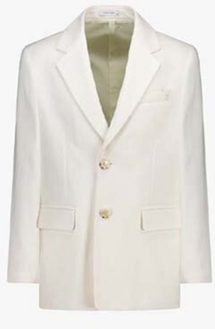 리버클래시 LKS24319아이보리 오버핏 투버튼 자켓