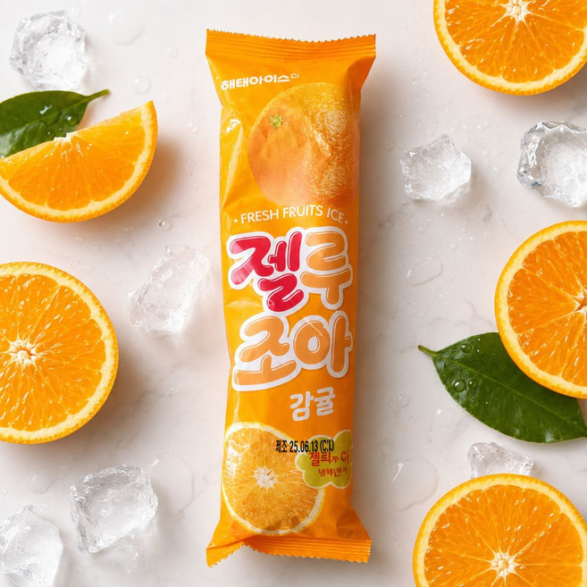 젤루조아 감귤 120ml 35개 아이스크림