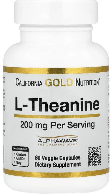 캘골뉴 테아닌 L-Theanine 200mg 아미노산 캡슐 60정 - 쿠팡