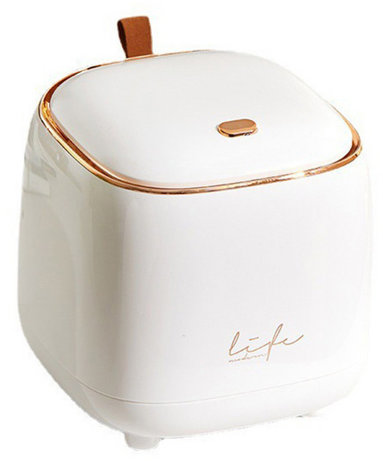 Huanshi 럭셔리 테이블 휴지통, 화이트