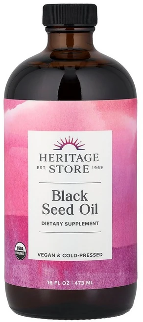 Heritage Store Black Seed Oil 16 fl oz (473 ml), 473.176 ml, 1개 - 쿠팡