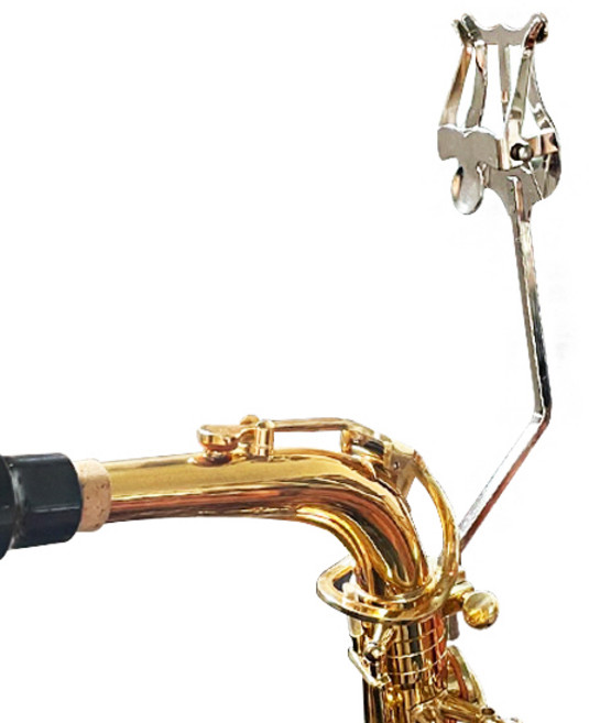 [호가] 행진용 보면대(색소폰용) / 미니 악보 고정 클립 집게, 골드,실버 랜덤, 1개