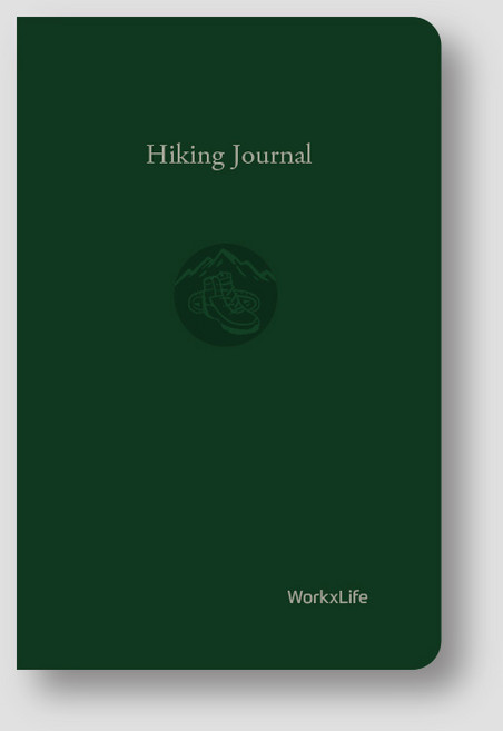 [웍스라이프] 하이킹저널(Hiking Journal), 1개, 그린우드(Green Wood)