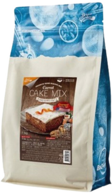 브레드가든 당근 케이크 믹스, 6개, 1kg
