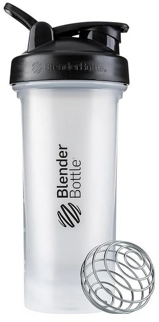 블랜더보틀 클래식 V2 보틀 600ml 클리어/블랙 303465, 투명/블랙, 28온스 - 쿠팡