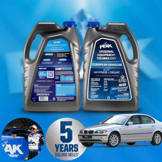 BMW E46 320i (98~06) 피크 유러피안 블루 부동액 프리믹스 3.8L 1병