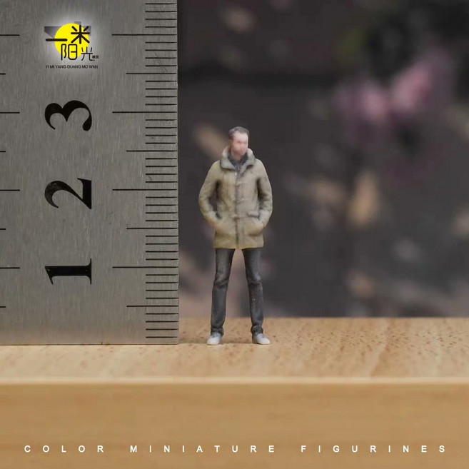 1:64 比例 微縮場景模型 3D彩色列印人偶, 參考詳情頁