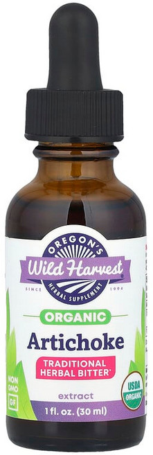 Oregon's Wild Harvest 유기농 아티초크 추출물 30ml(1fl oz) OWH-00196, Oregon's Wild Harvest, 유기농 아티초, 1, 30ml
