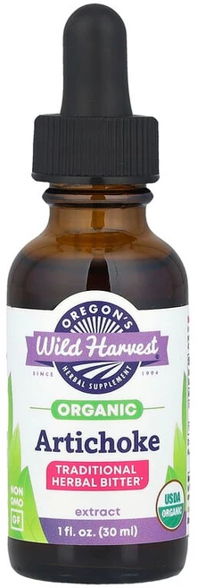 Oregon's Wild Harvest 유기농 아티초크 추출물 30ml(1fl oz) OWH-00196, Oregon's Wild Harvest, 유기농 아티초, 1개, 30ml - 쿠팡