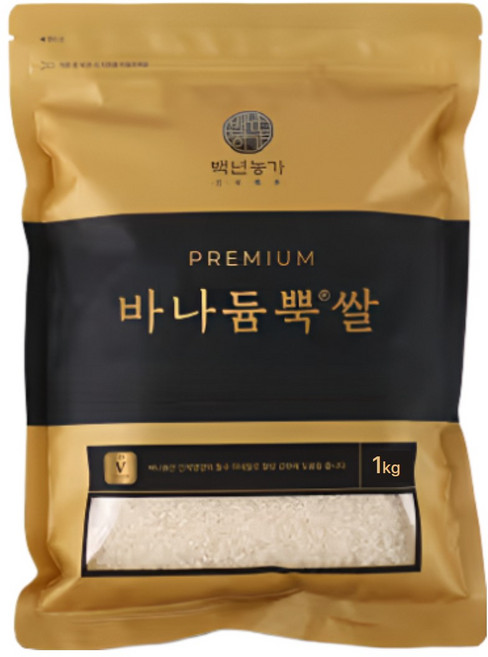 100% 국산 바나듐 바나듐쌀 소포장, 2kg, 3개