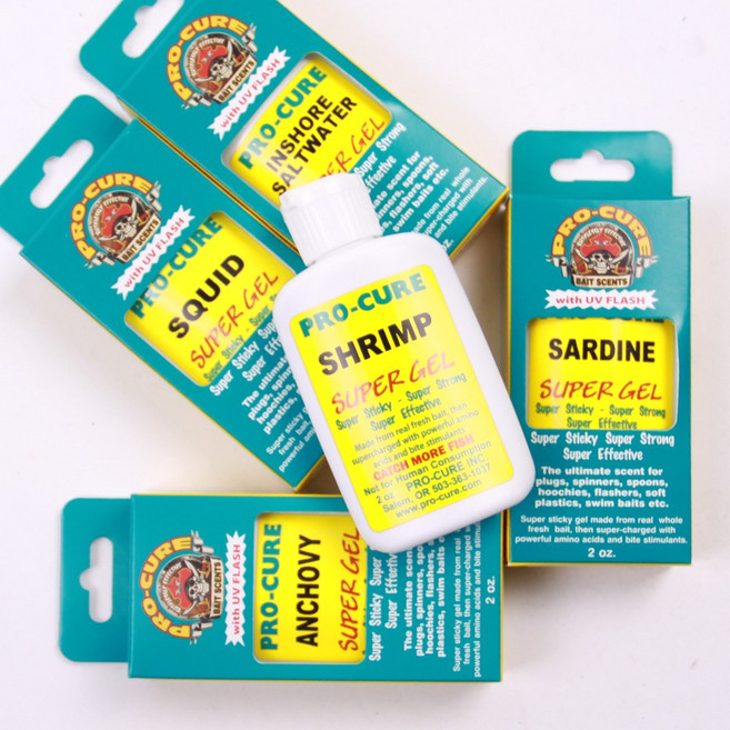 프로큐어 집어제 유인제 UV 케이무라 에기 젤 삼봉 심해 갑오징어 한치, 1개