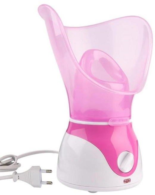 얼굴스팀기 페이스스티머 얼굴 분무기 음이온 페이셜 스티머 60ml 전기 스파 스팀 모공 클렌징 피부 가습, 03 EU Pink