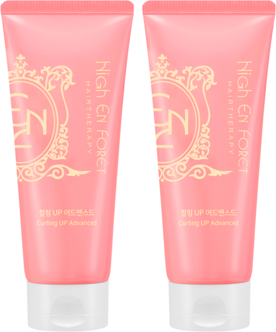 하이앙포레 컬링 업 어드밴스드 트리트먼트 수분 스타일링 컬링 에센스 분홍, 2개, 150ml