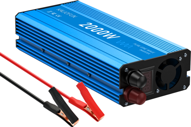 KALIOFUN 순수 정현파 인버터 220V 60HZ 태양광 캠핑용 KC인증, 2000W-24V-220V, 1개