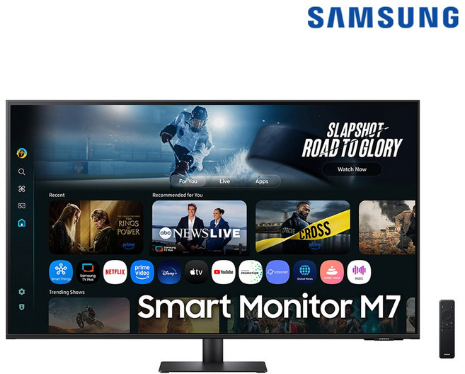 삼성전자 스마트모니터 M7 S43AM700 43인치 UHD 넷플릭스 유튜브, S43AM700 + 기본 사은품