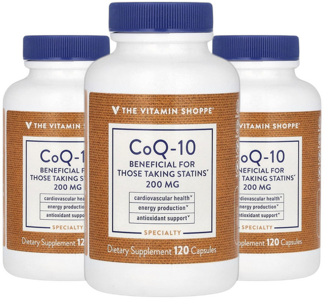 더비타민샵 코큐텐 CoQ-10 200mg 캡슐 120정 2+1, 3개