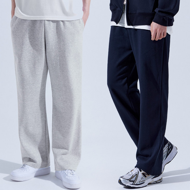 2장세트 남녀공용 빅사이즈 트레이닝 스트레이트 일자 팬츠 (SCC5387PT)