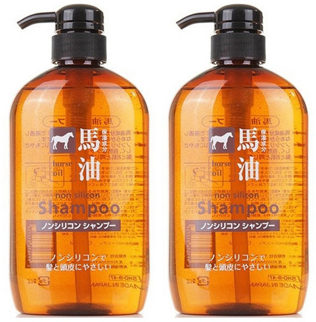 쿠마노 마유 내추럴 헤어 샴푸, 2개, 600ml