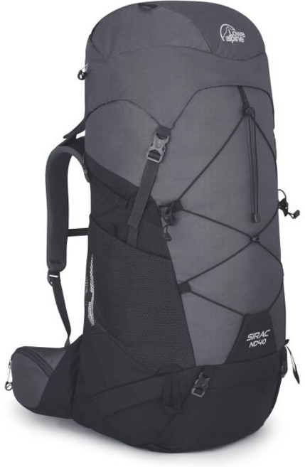 LOW 로우e Alpine Sirac 40 Women's TREKKING 트레킹 BACKPACK 백팩 가방 75 cm 244052, Sirac Nd40 Liter, Ebony, 1개