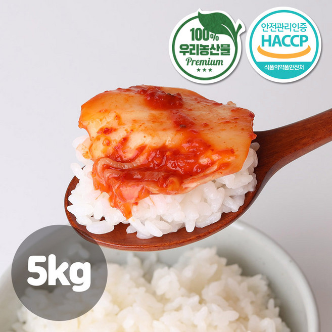 [감동오늘김치] 국내산 배추 맛 김치 프리미엄, 1박스, 5kg