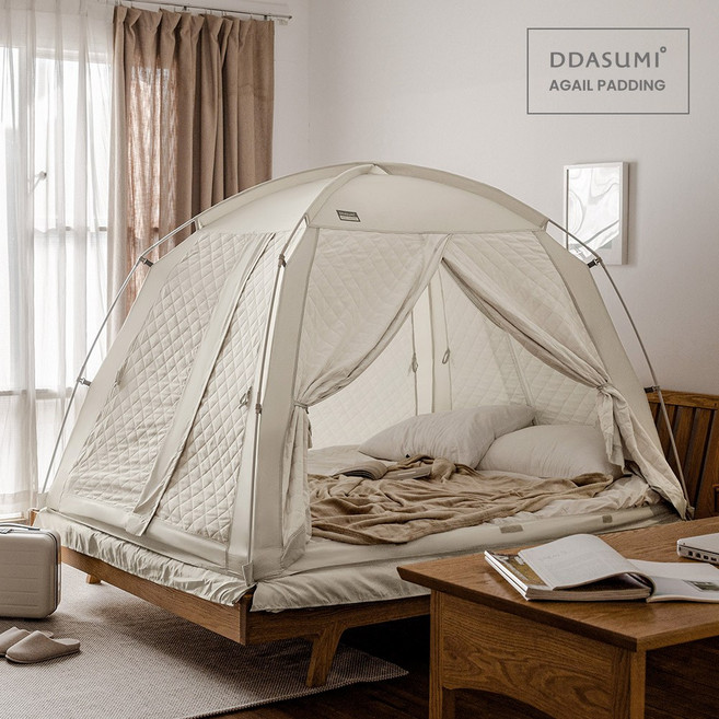 따수미 시그니처 아가일 난방텐트 2-3인용(킹) S-PE폴