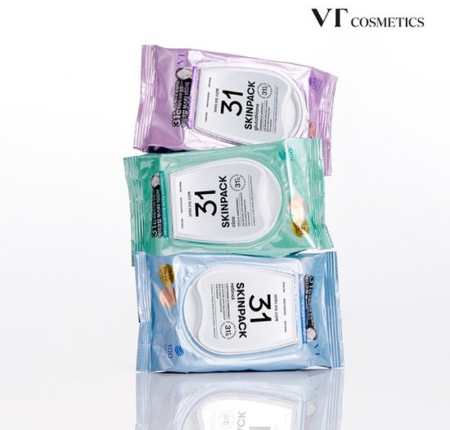VT 31도 스킨팩 3종 세트, VT 루미너스 31도 스킨팩(브라이트닝) 3개, 1개