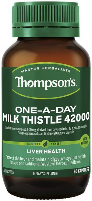 톰슨 밀크씨슬 42000mg 60캡슐, 1개, 60정