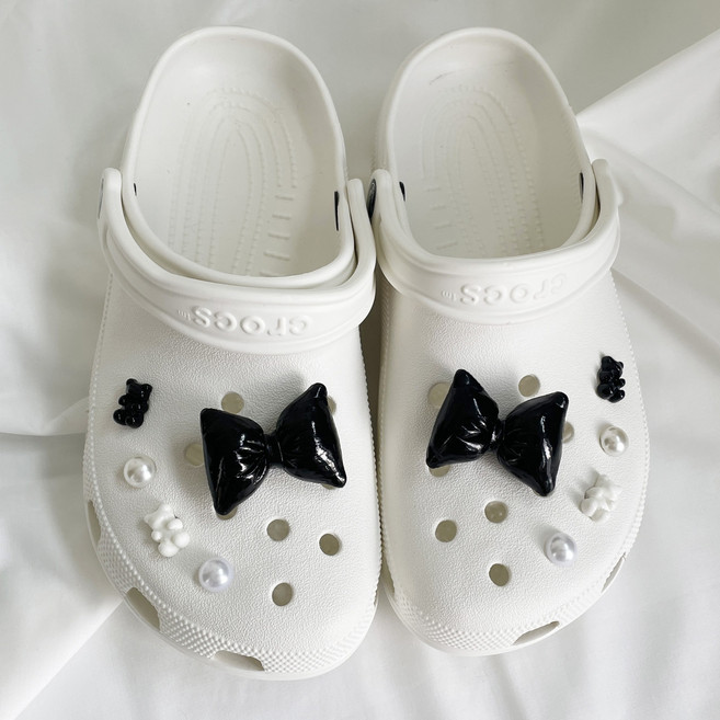 그립 신발 꾸미기 아기자기 리본과 젤리 곰돌이 파츠 10P세트