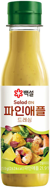 CJ제일제당 [CJ제일제당] 파인애플 샐러드소스 250g x 1개, 250ml