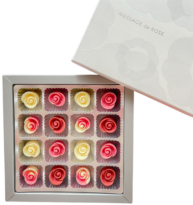 MESSAGE de ROSE Fleurie & Luce 巧克力禮盒 16入, 1個