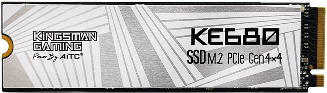 AITC 艾格 KINGSMAN KE680 M.2 PCIe NVMe Gen4 SSD 固態硬碟 2TB (PS5適用)