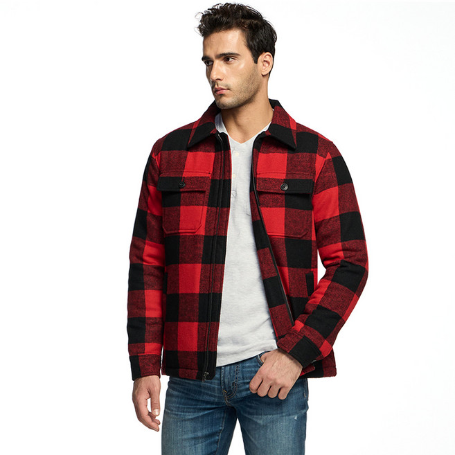 CQR 울 패딩 방한 레귤러핏 아웃도어 자켓 CQ-HOK901